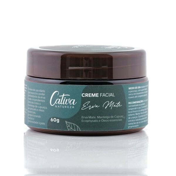 CREME FACIAL ERVA MATE 60G